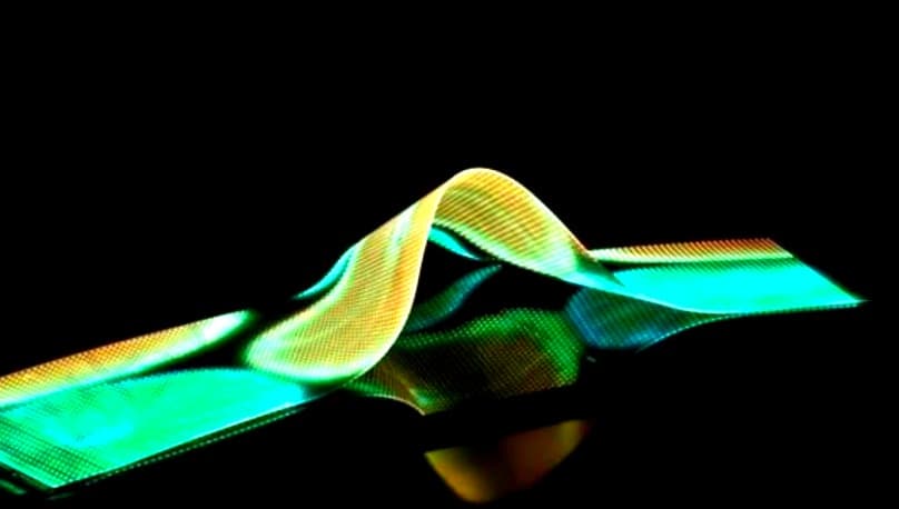 Crystal LED modules close-up