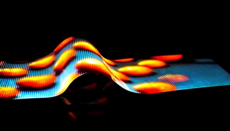 LED film on glass — off state